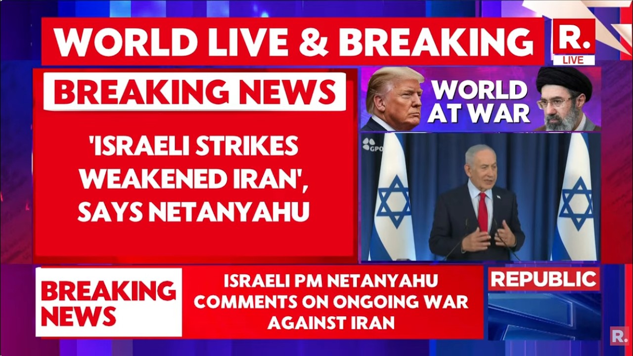 Israel-Iran War LIVE: 'Israeli Strikes Weakened Iran,' PM Netanyahu's Huge Claim Amid War