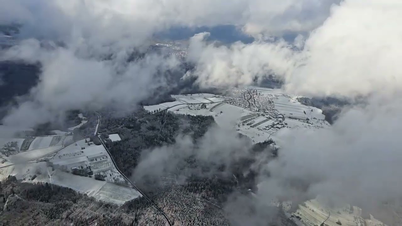 Anflug und Landung Stuttgart