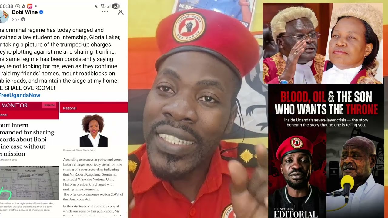HE KYAGULANYI AGUDWAKO EMISANGO EGIWERA 152 NE INTERN AKWATIDWA HON LUTAMAGUZI KUNSONGA ZA COURT