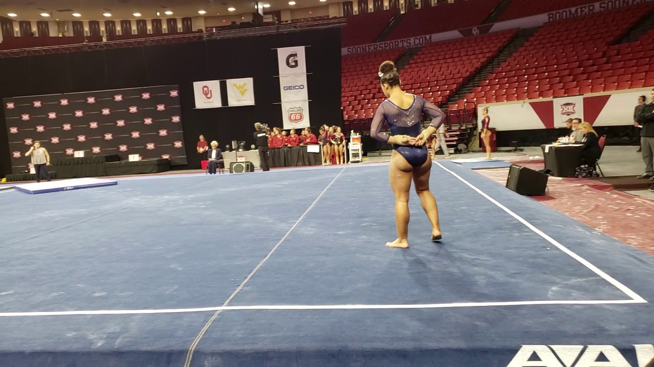 WVU's  Ericaa Fontaine at the #Big12Championship