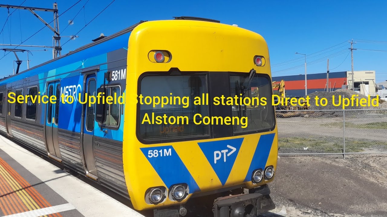 Flinders Street to Upfield Stopping all stations service 