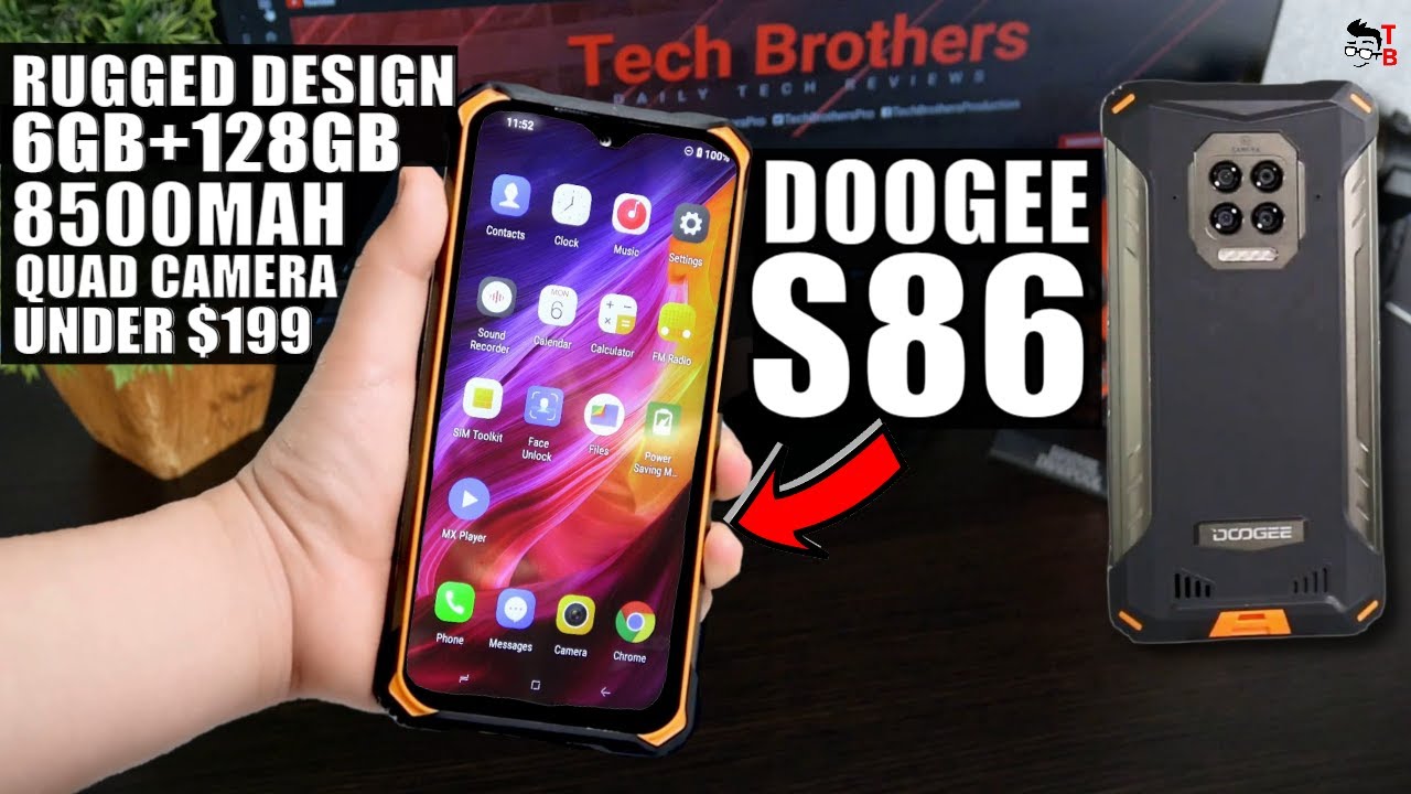Here's What Rugged Phone Under $200 Looks Like In 2021! Doogee S86 PREVIEW