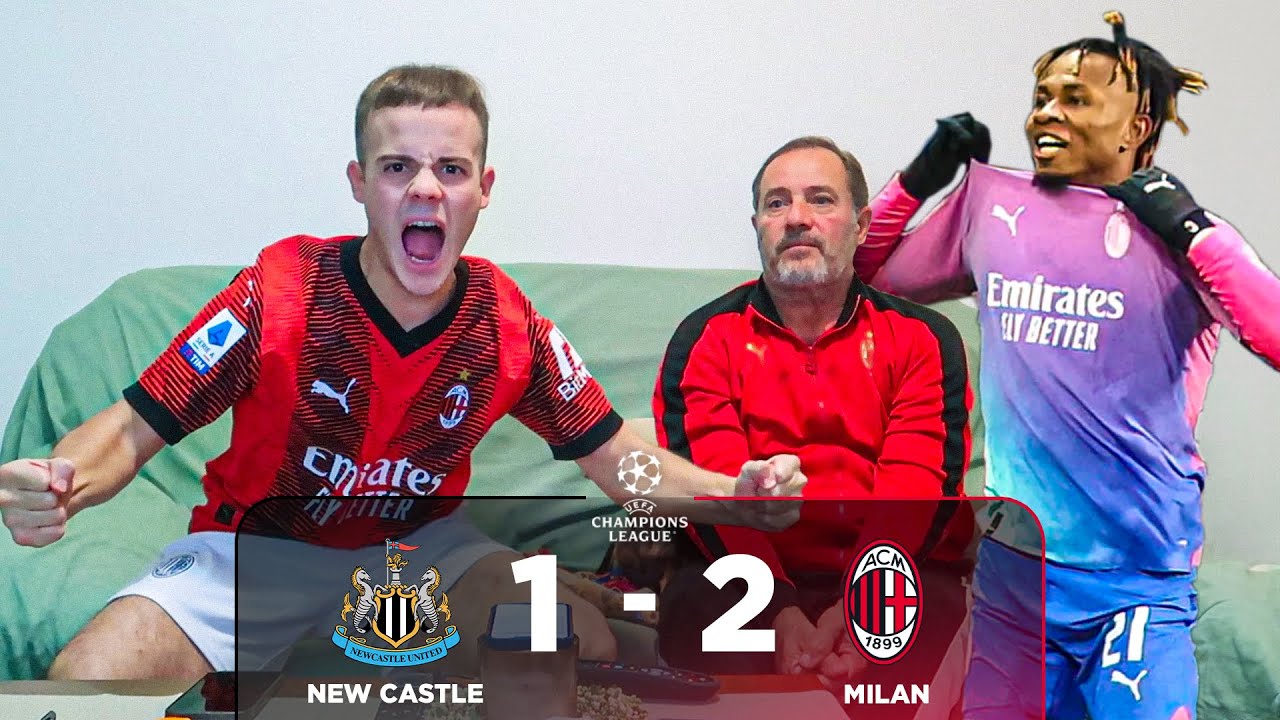 STO GODENDO!!!! INGLESI A CASA! - NEW CASTLE 1-2 MILAN (Live Reaction)