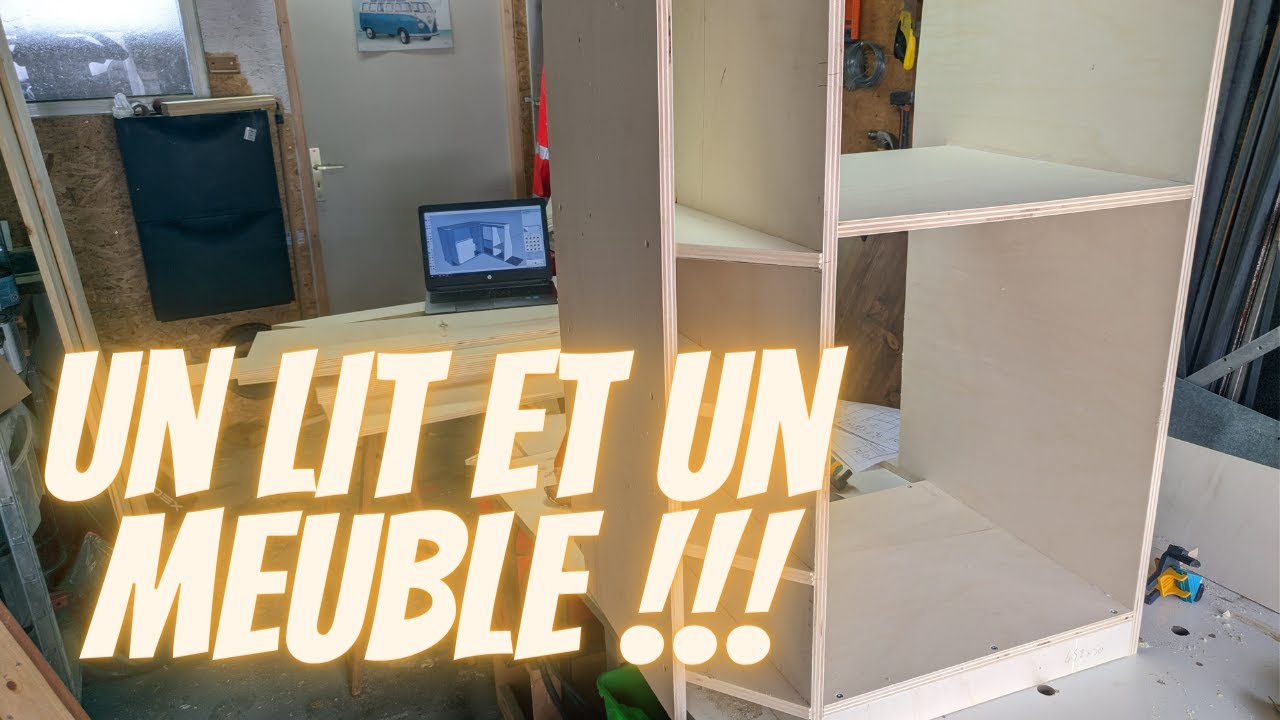 Aménagement Volkswagen Crafter : Un lit et des meubles ! Ep.5