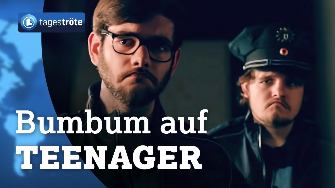 Teenager erschießen macht Polizisten traurig - Tagesschau Parodie