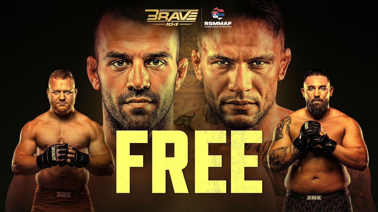 BRAVE CF 104 Prelims | LIVE from Belgrade, Serbia 🇷🇸 | Ft Nikola Joksovic, Borislav Nikolic & more!