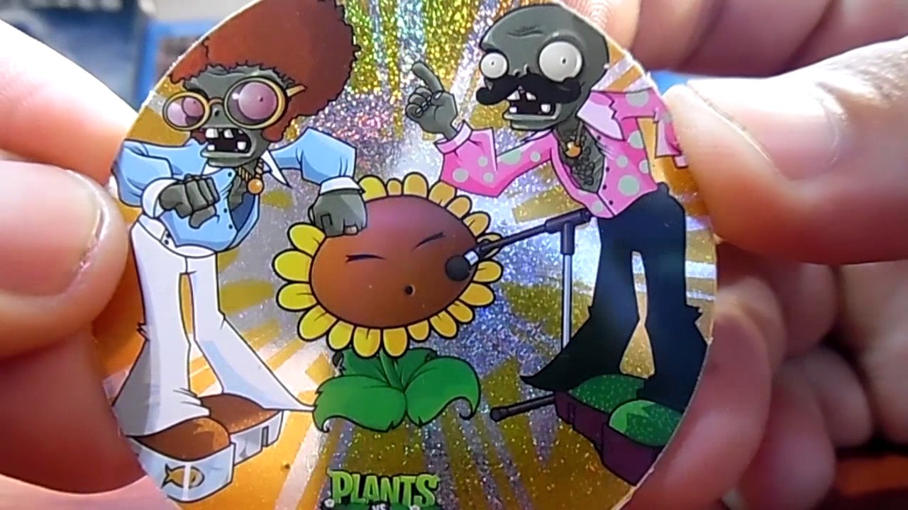 Tazos Mega de plantas vs Zombies | C-de Colecciones