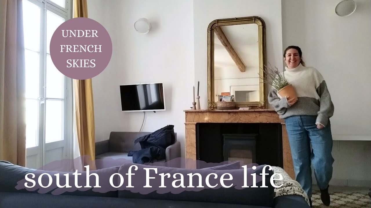 South of France Life in Winter 🇫🇷 Béziers apartment, French Epiphany Cake, French Village Slow Life