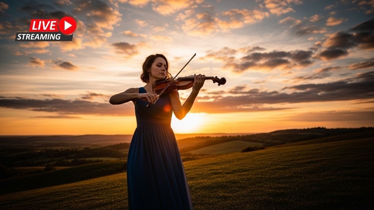 LIVE Emotional Violin Instrumental 🎻 | Deep Cinematic Music for Focus, Study & Inner Calm
