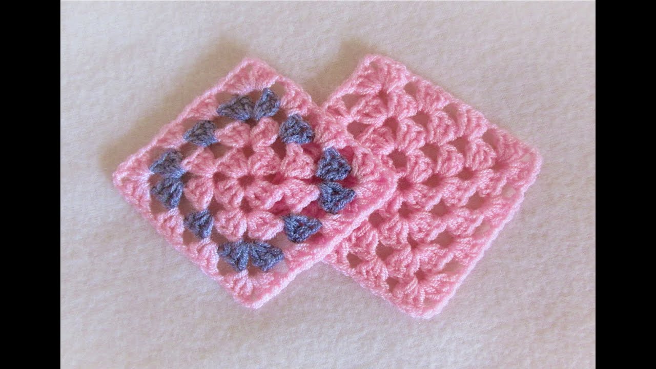 Parada patratelor - Cum crosetam patratul bunicii (granny square) / MODEL NR 1