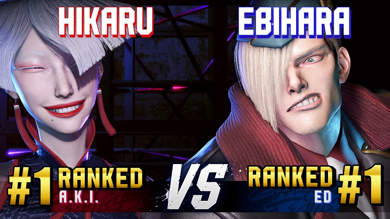 SF6 ▰ HIKARU (#1 Ranked A.K.I.) vs EBIHARA (#1 Ranked Ed) ▰ High Level Gameplay