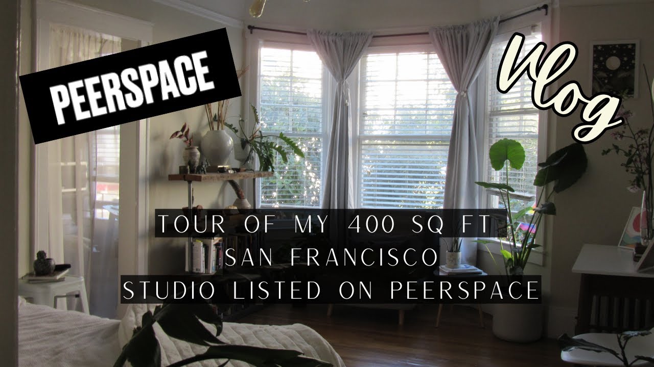 Tour of my 400 Sq Ft Studio Apt in San Francisco on Peerspace | Budget Interior Design
