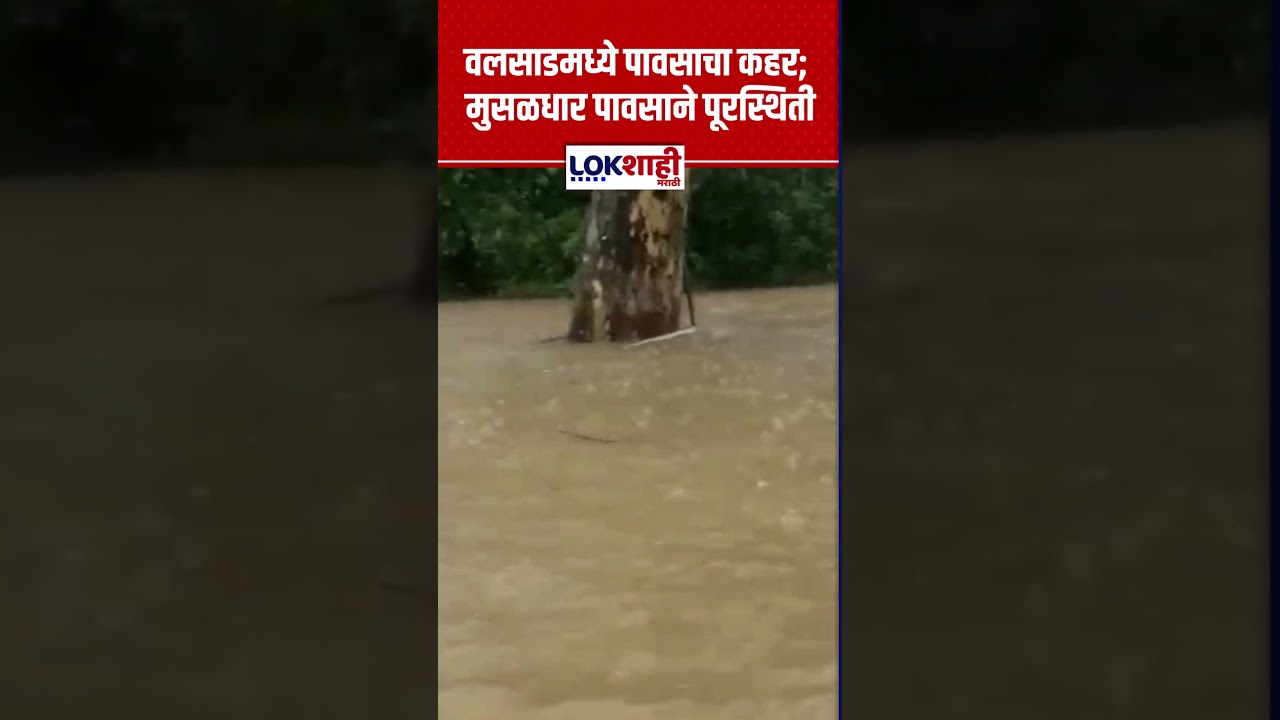 Valsad Rain Update | वलसाडमध्ये पावसाचा कहर; मुसळधार पावसाने पूरस्थिती, महाराष्ट्र-गुजरात मार्ग बंद