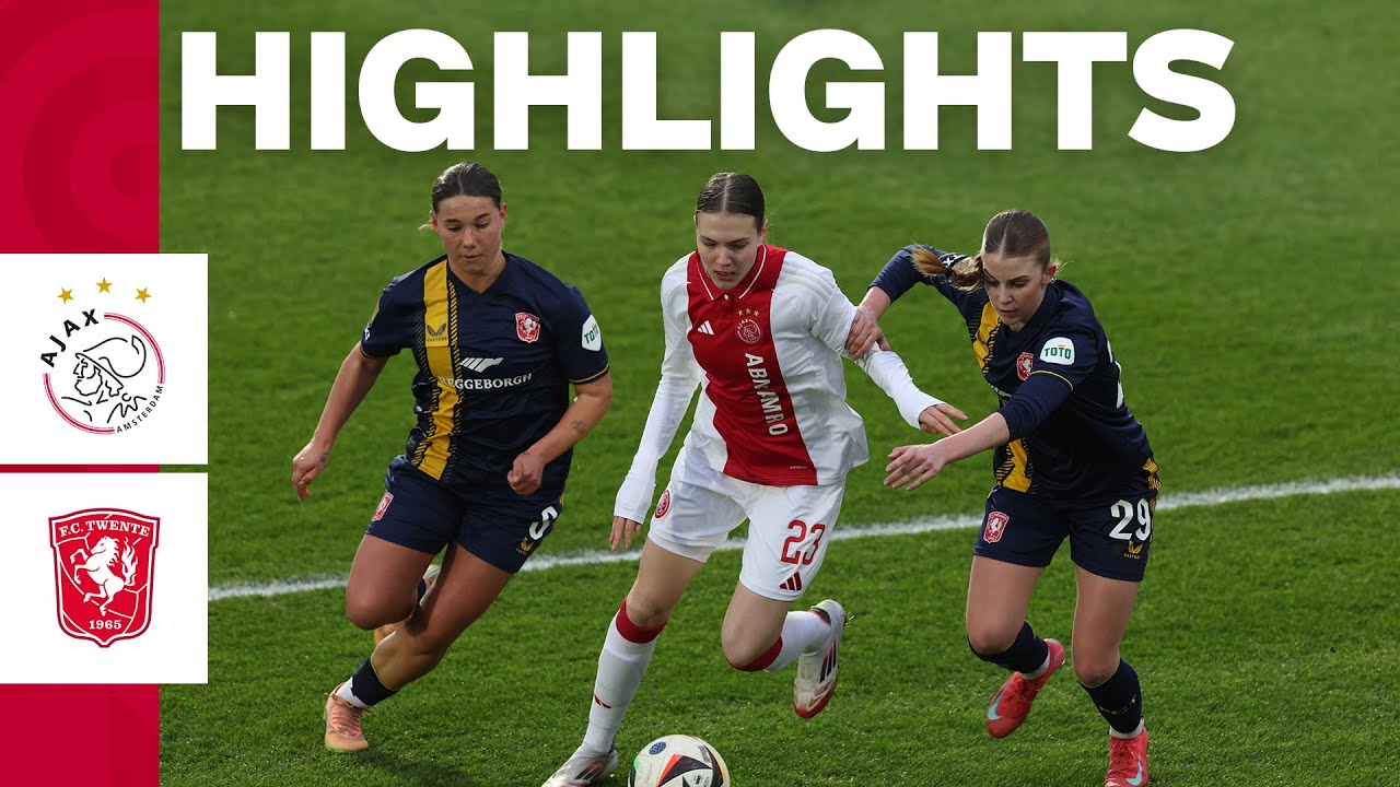 Highlights Ajax Vrouwen - FC Twente | KNVB Beker