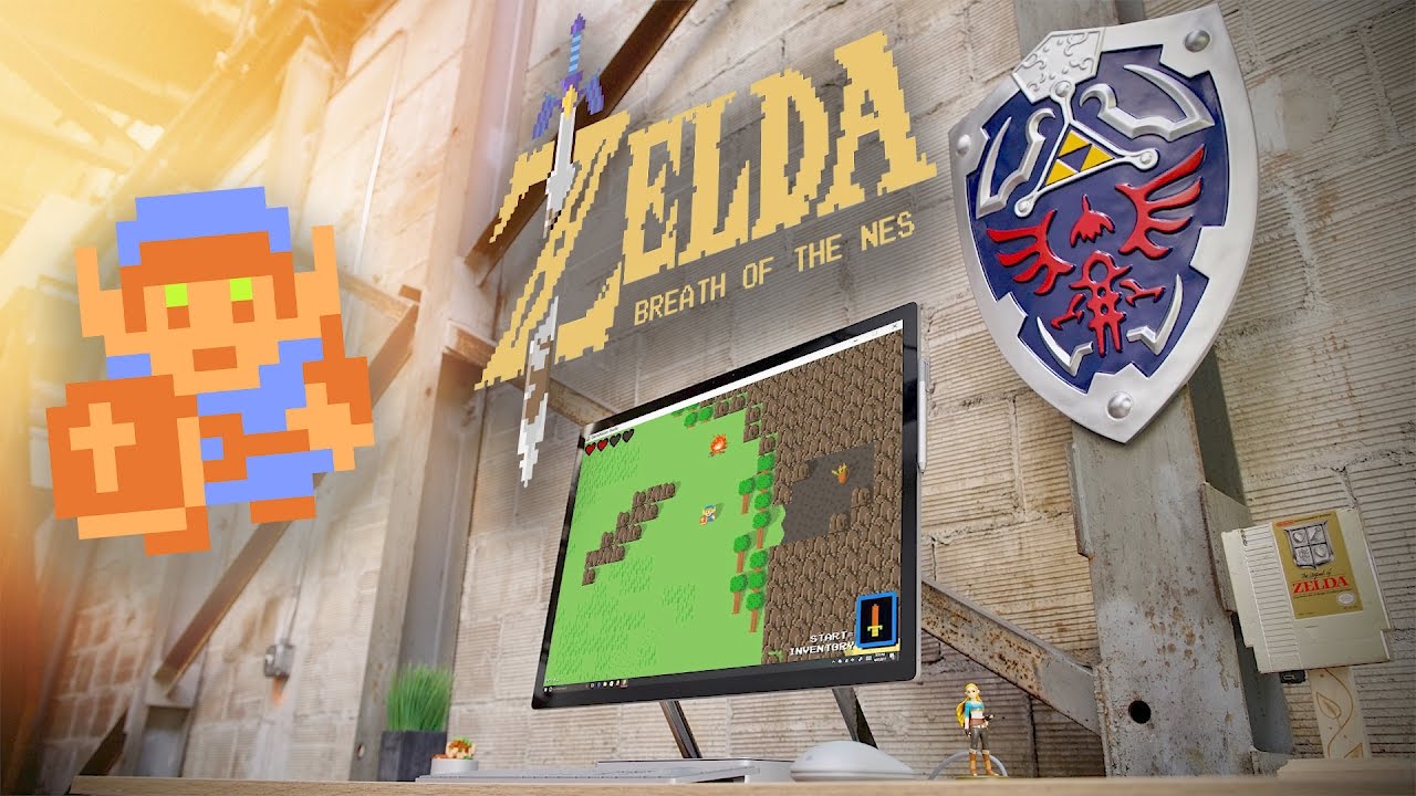 8 Bit Nintendo Zelda Breath of the Wild?!