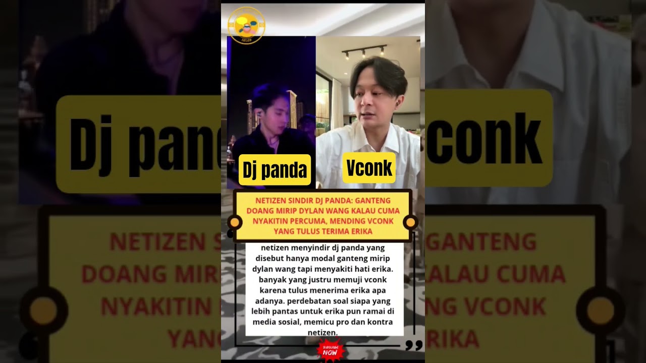 dj panda vs vconk #djpanda #vconk #erikacarlina #fujian #rachelvennya #rachelvenya #fypシ゚viral #fyp