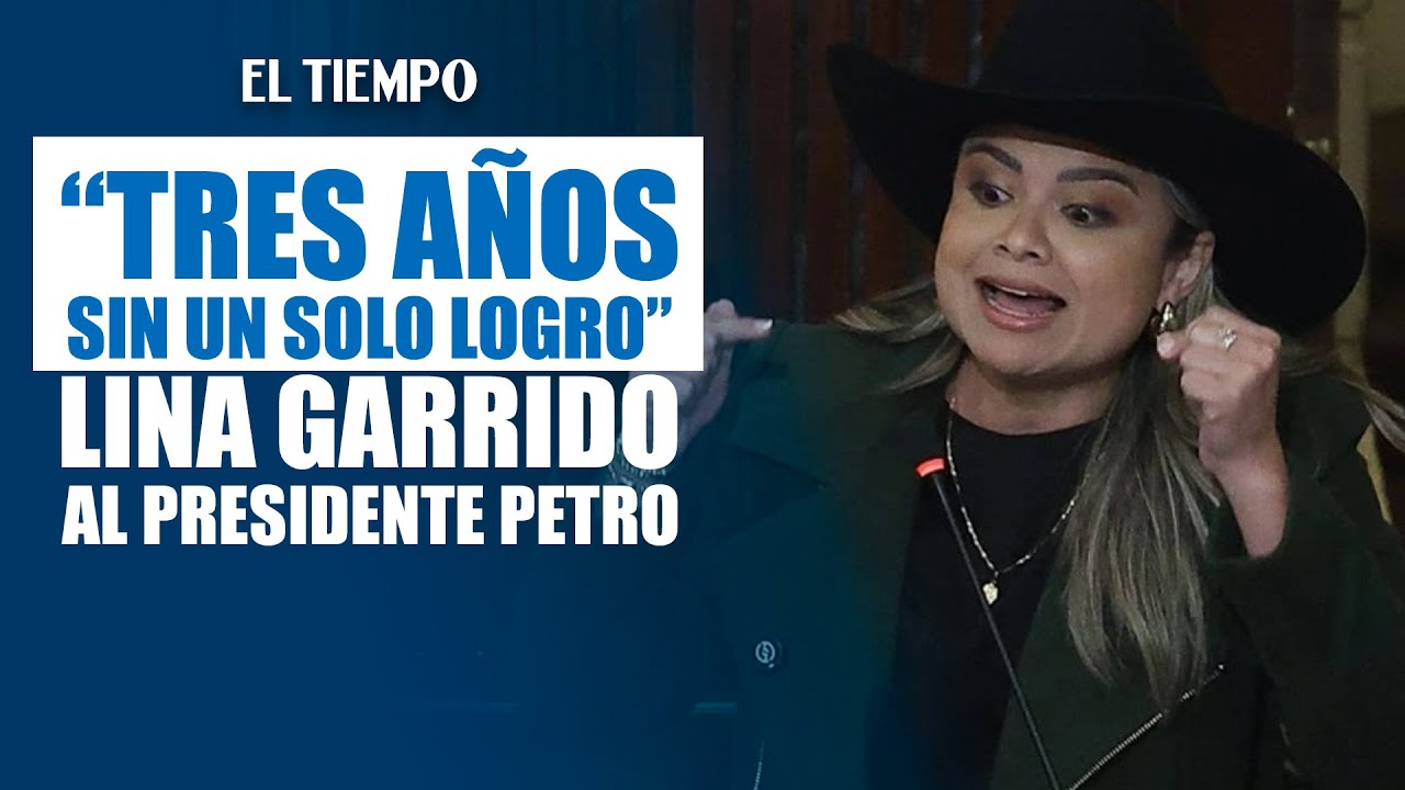 Lina María Garrido afirma que después de tres años “no hay un solo logro” del #GobiernoPetro