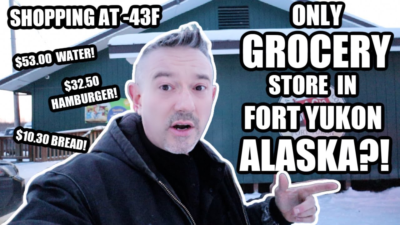 INSIDE THE ONLY GROCERY STORE IN FT YUKON| LIVING IN A REMOTE ALASKAN VILLAGE |Somers In Alaska