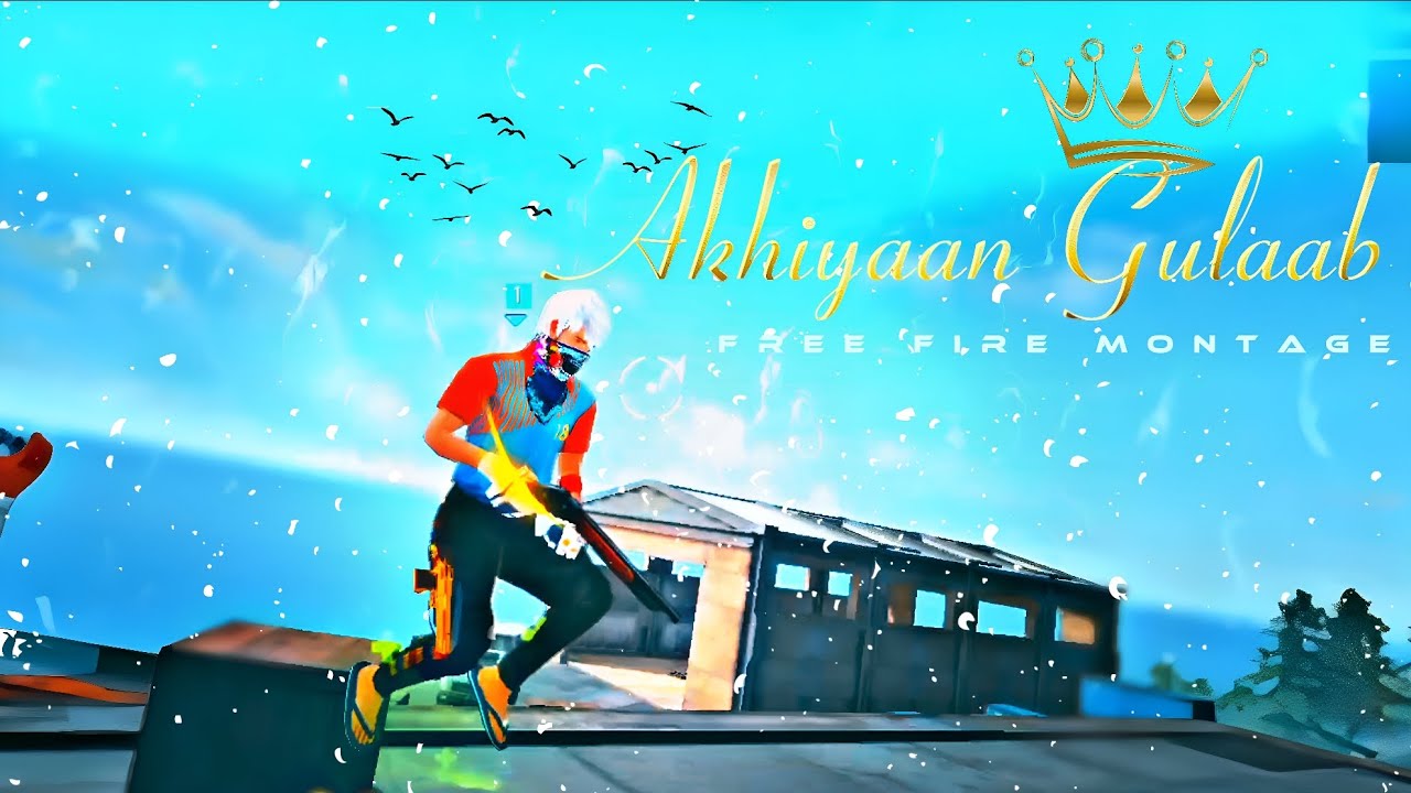 Akhiyaan Gulaab 🥰 free fire montage video editing | free fire trending song edit - free fire song 