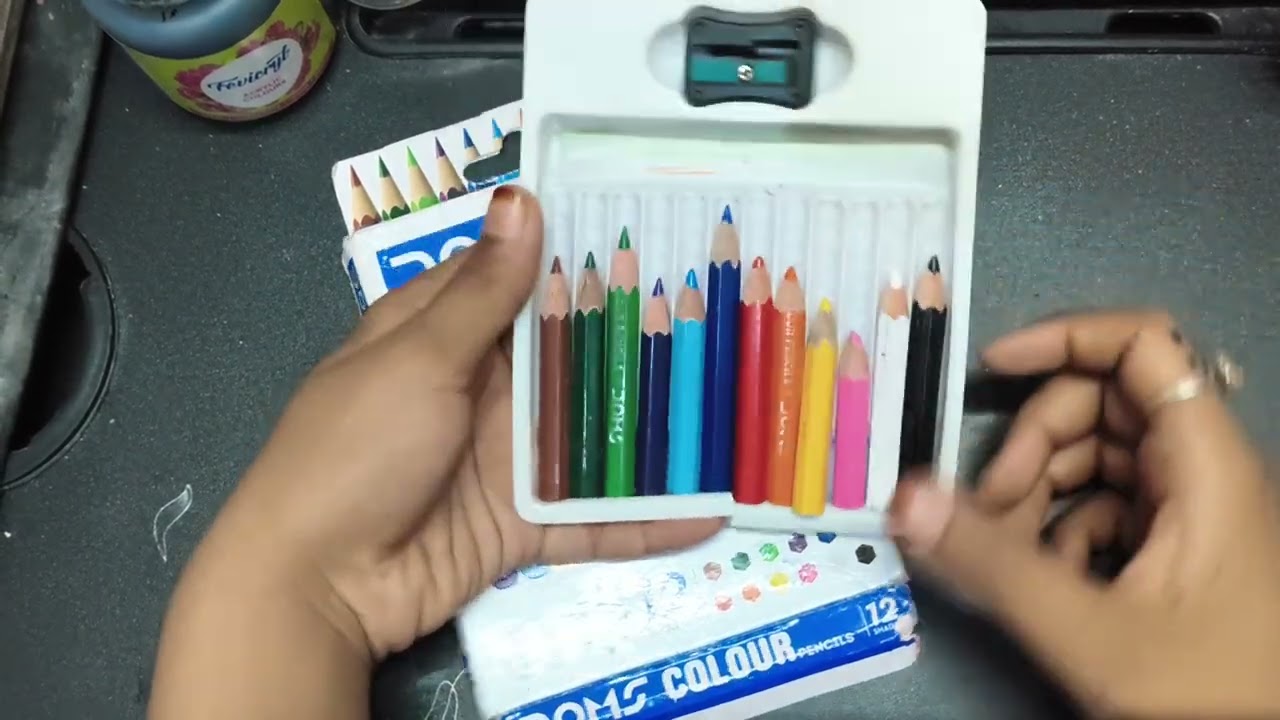My all colours 🖍️🎨#craft #by #Arfiya 🌺🌺