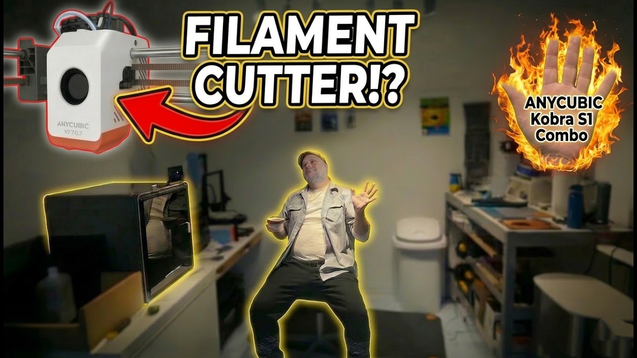 Finally! Anycubic Kobra S1 Auto Filament Cutter Explained {[(V2.7.0.7)}]