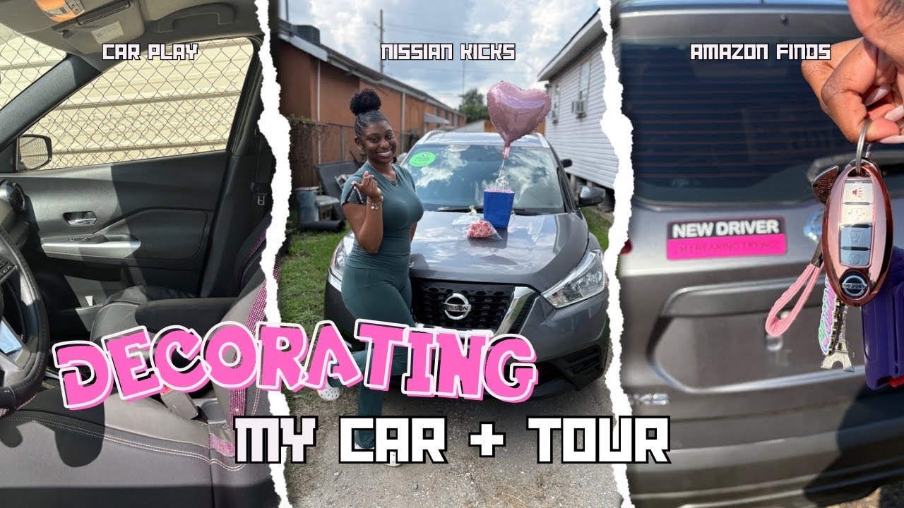 Decorating My First Car + Car Tour | 2019 Nissan Kicks