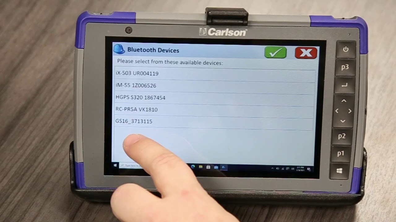 How-To: Connect a Leica GS16 to a Carlson Tablet Using SurvPC Software