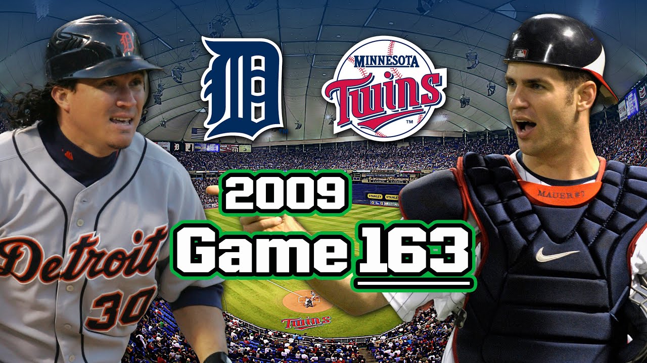 Game 163 DRAMA! (Tigers vs. Twins 2009 AL Central tiebreaker) | MLB Classic Games