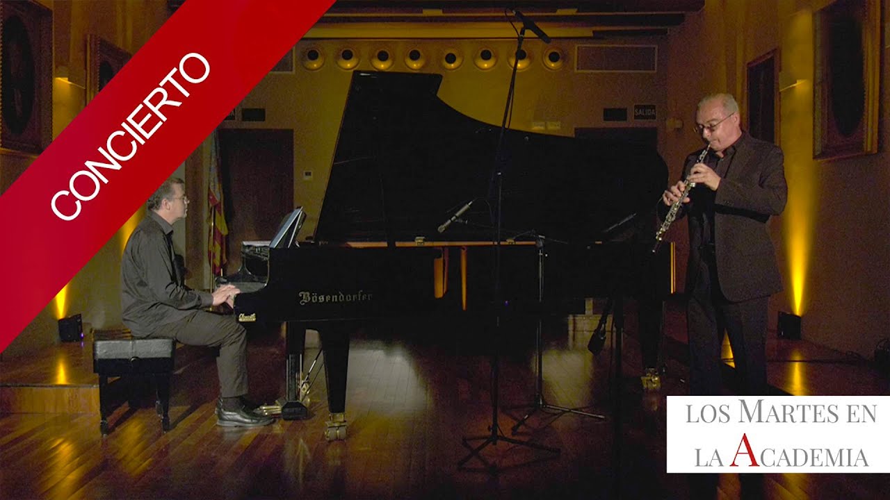 Concierto de oboe (Vicente Llimerá) y piano (Carlos Apellániz)