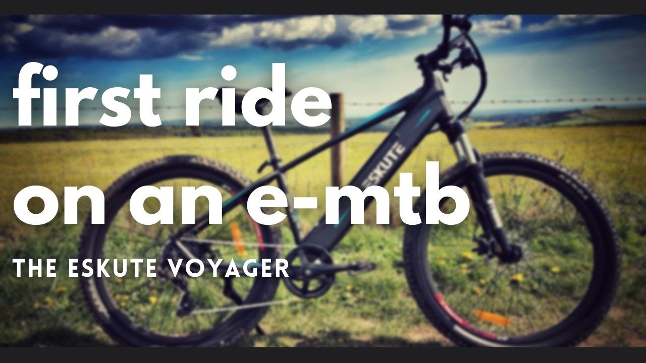 First Ride On An E MTB -Eskute Voyager