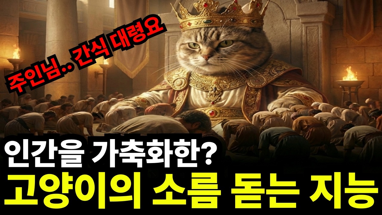 우리가 키우는 게 아니었습니다: 고양이가 인간을 '종'으로 선택한 소름 돋는 과정