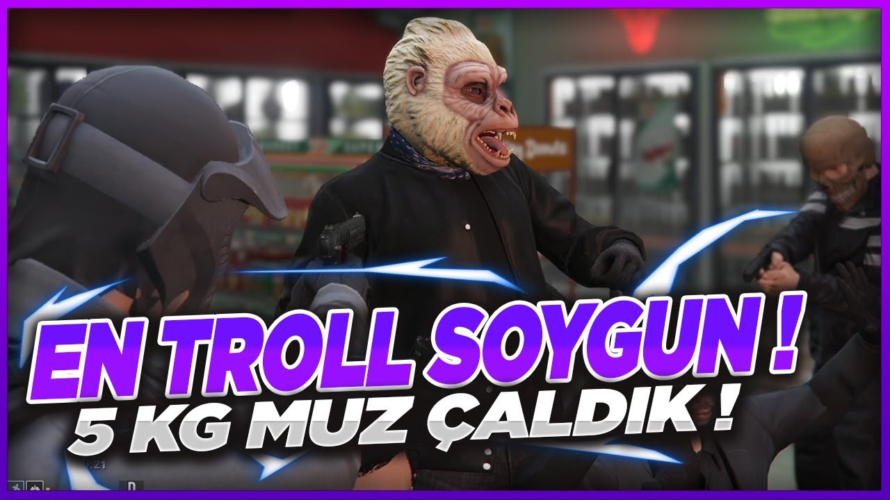 ROLEPLAY TARİHİNİN EN TROLL MARKET SOYGUNU ! GTA 5 :)
