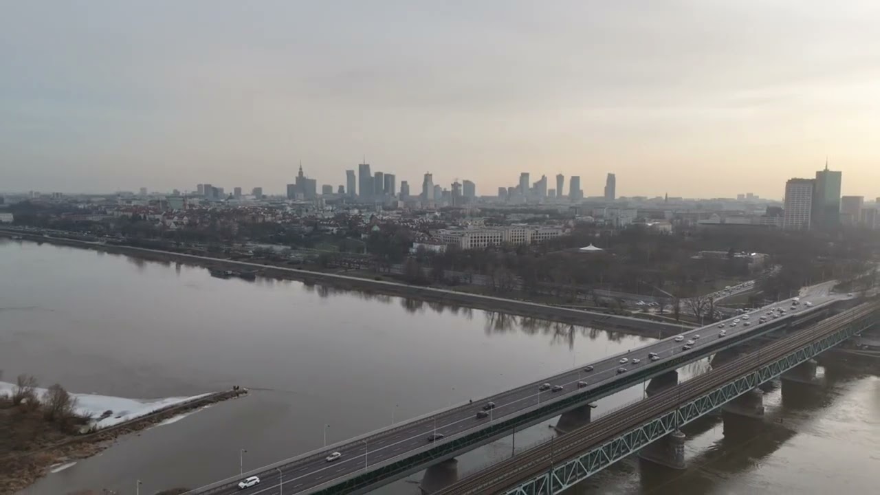 🇵🇱🌿Warszawa, Most Gdański🌿. Dji Mini 4 Pro.