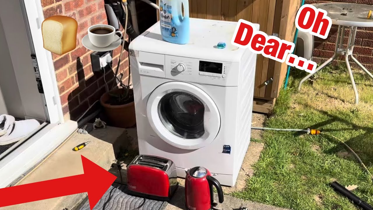 Beko WM74135 washing machine || How will it handle?: Toaster and kettle wash!
