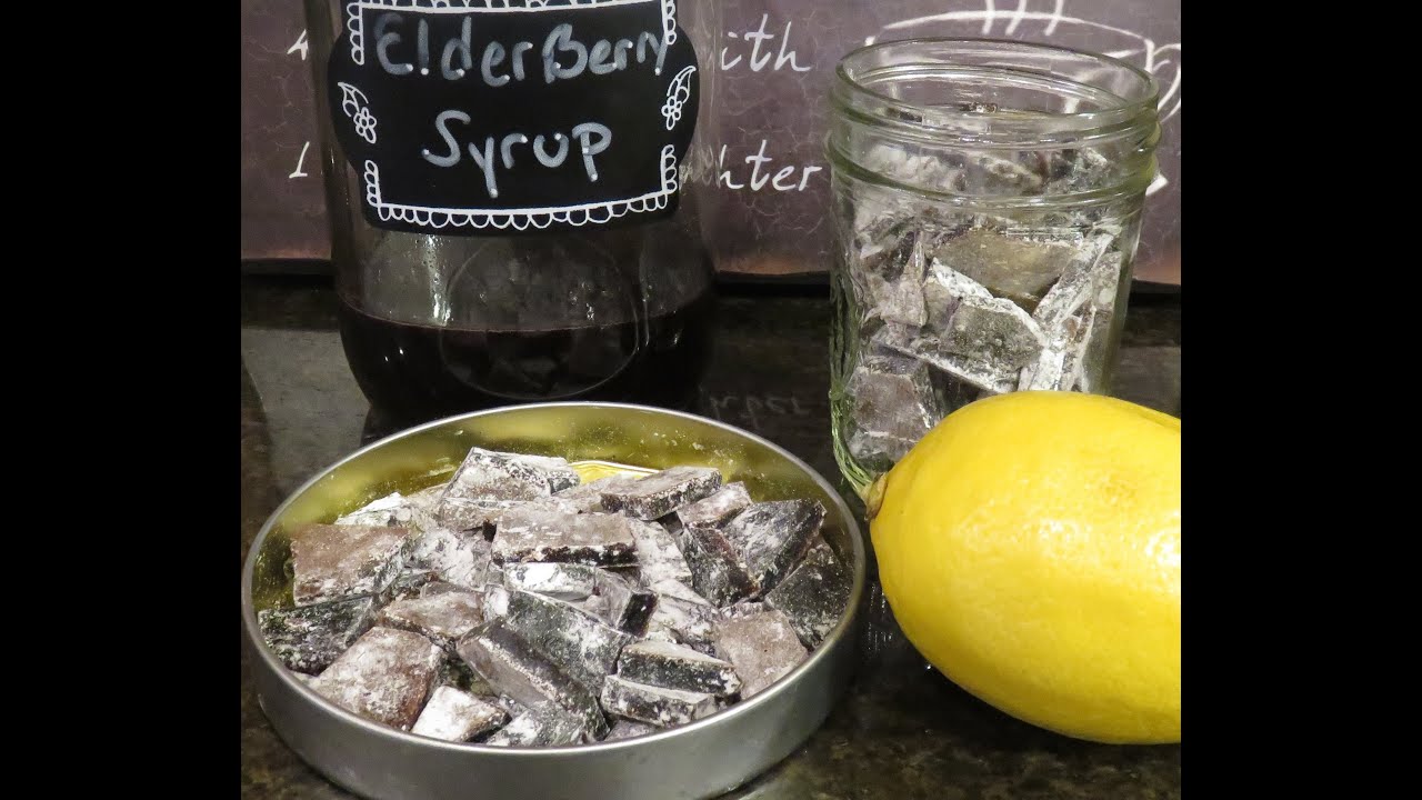 Homemade Elderberry Cough Drops