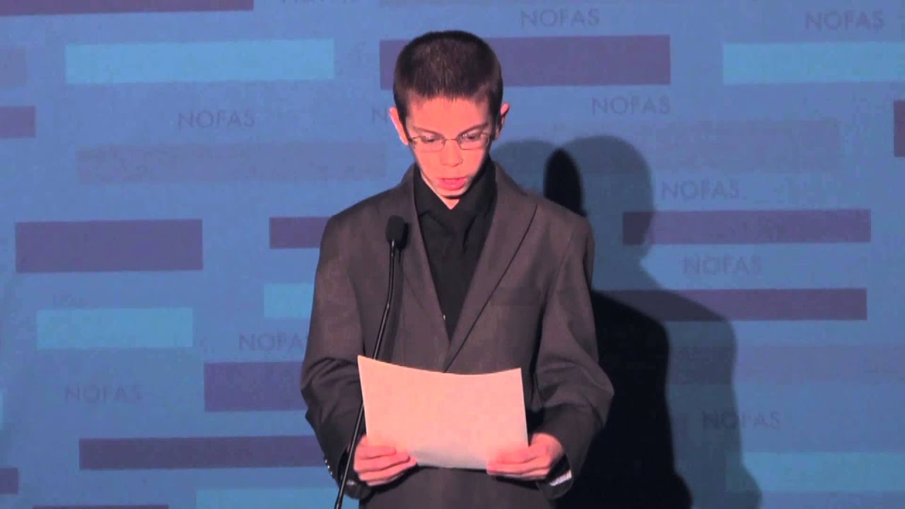 Nicholas Speaks About Living with FASD