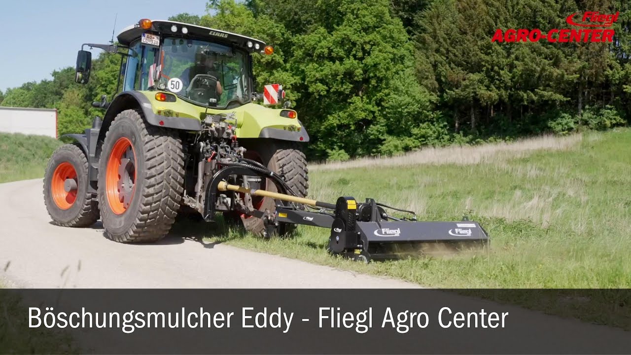 B&ouml;schungsmulcher Mulcher Schlegelmulcher Fliegl Agro Center Schlepper