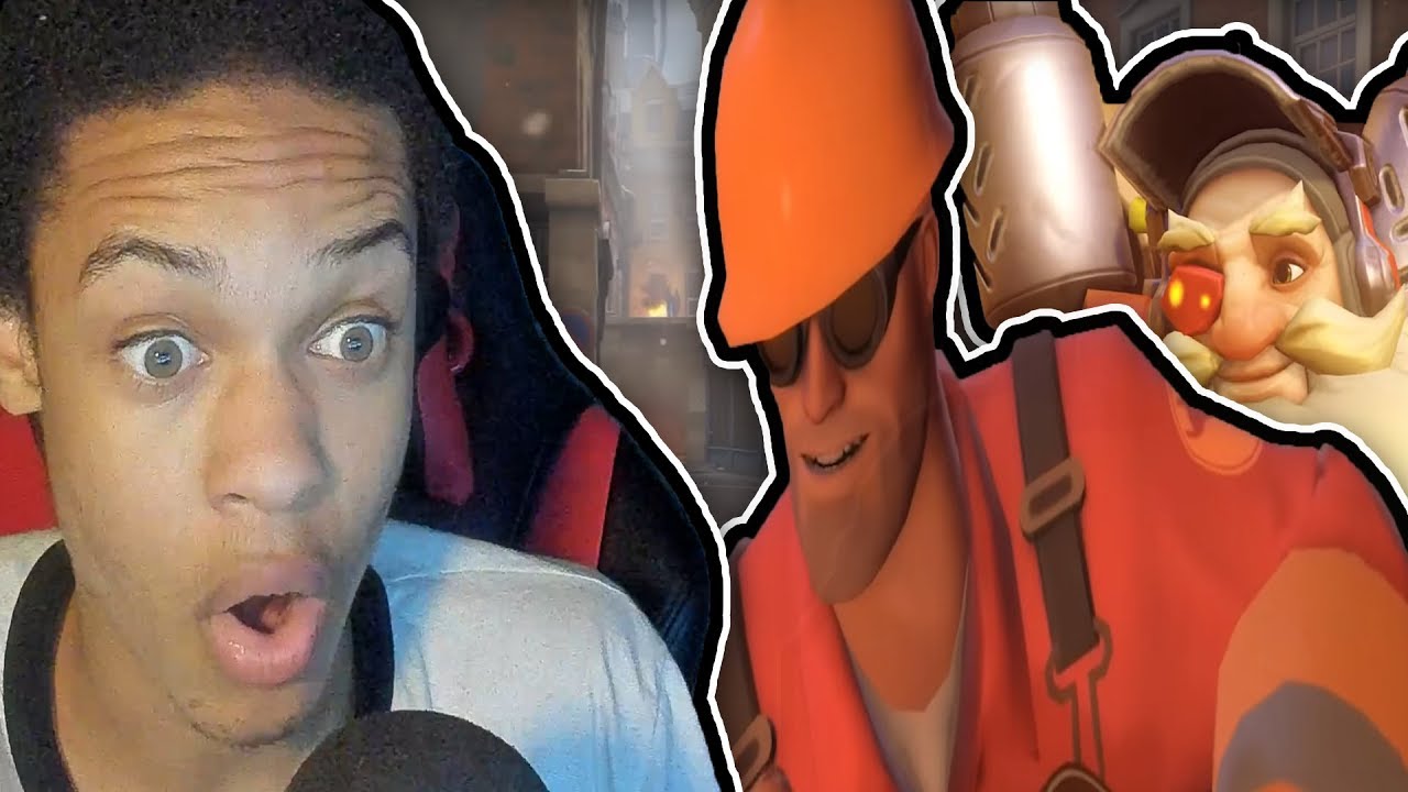 TORBJORN VS ENGINEER RAP BATTLE by JT Music (Overwatch vs TF2) REACTION || TURRETS!