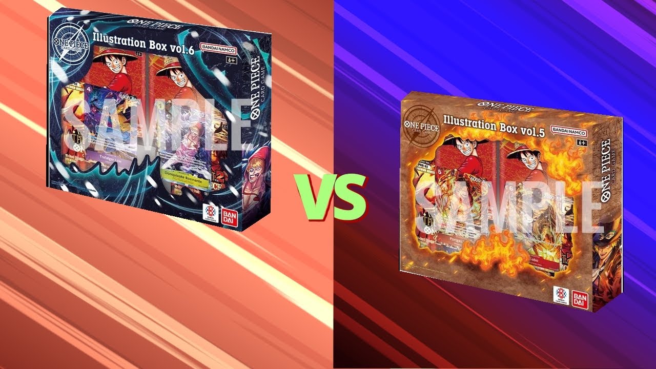 OPENING One piece Illustatrion box vol.5 & vol.6 |  one piece tcg