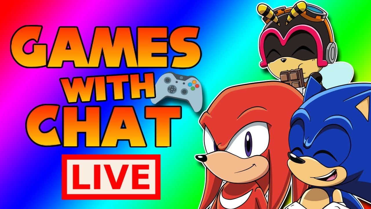PARTY GAMES WITH CHAT LIVE (Ft Sonic & Knuckles)
