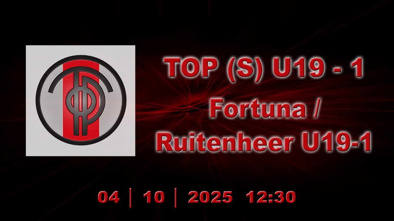TOP (S) U19-1 - Fortuna / Ruitenheer U19-1 - Zaterdag 04 Oktober 2025 om 12:30