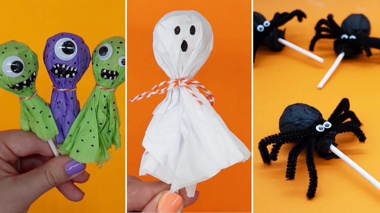 Halloween Lollipops | DIY Halloween Party Favors