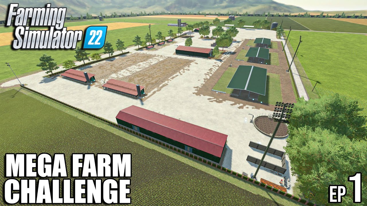 MEGA FARM Challenge | Timelapse #1 | Farming Simulator 22