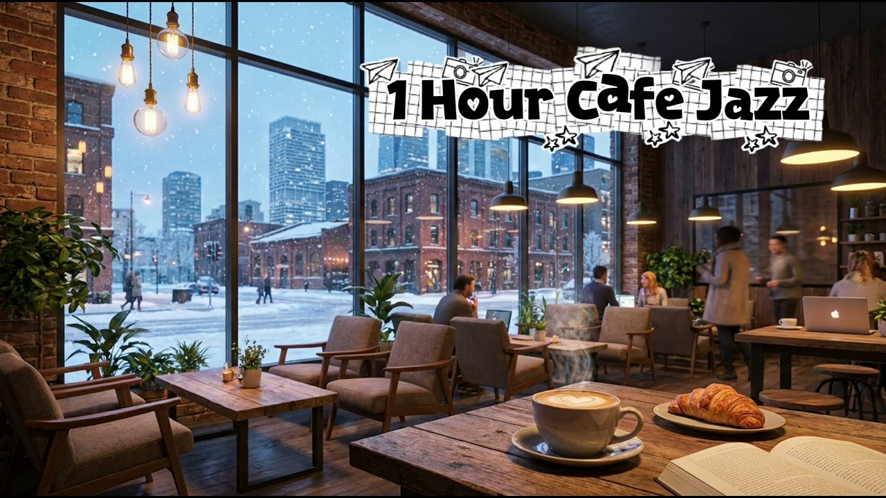 Cozy Cafe music Jazz - 1 Hour Loop | Smooth Background #Music #cafe #cafemusic