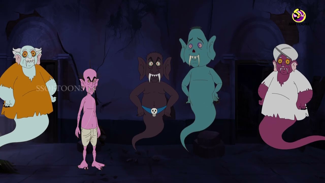 लुल्लु की पत्नी | Lullu Bhoot ki Kahani | Bhutiya Golpo | SSOFTOONS LULLU BHOOT - NEW STORY