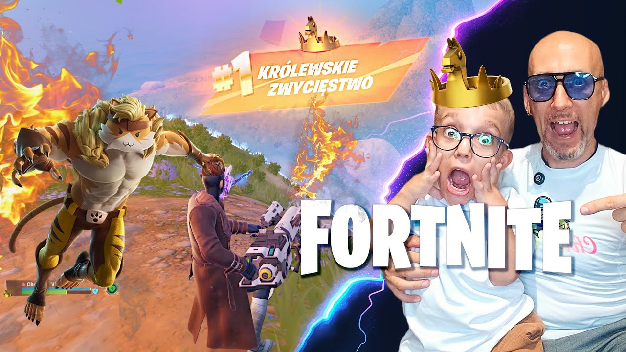 ZASKAKUJĄCY KONIEC CHruPek i  tata w Fortnite!