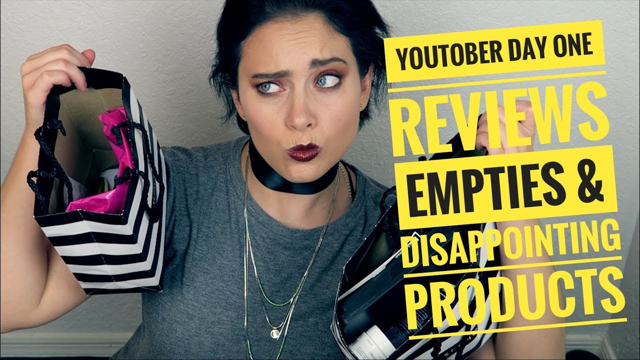Reviews of Empties and Disappointing Products