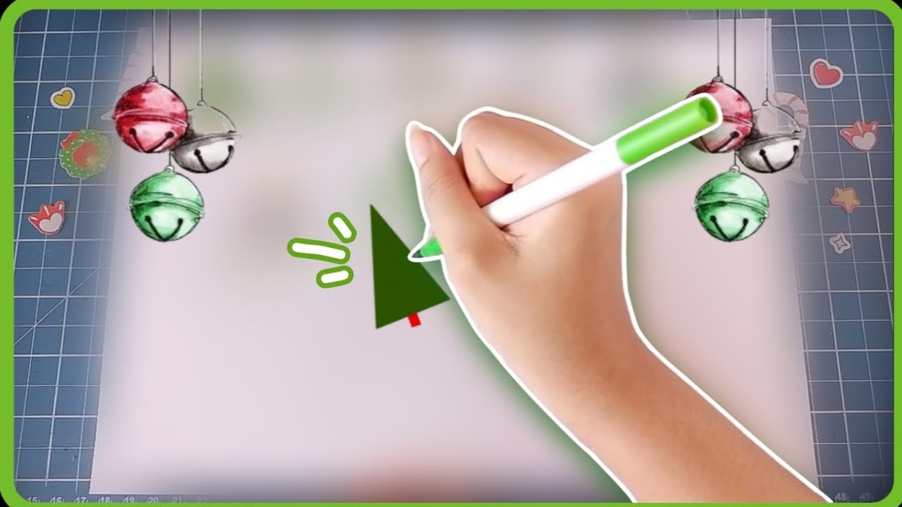 8 FORMAS SUPER FÁCEIS DE DESENHAR UMA ÁRVORE DE NATAL!🎄