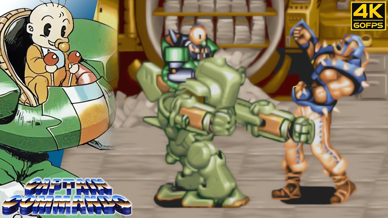 Captain Commando - Baby Head (Arcade / 1991) 4K 60FPS