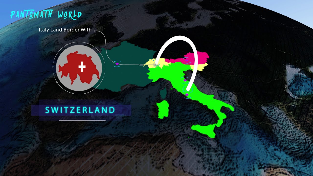 Italy Neighbouring Countries 3D